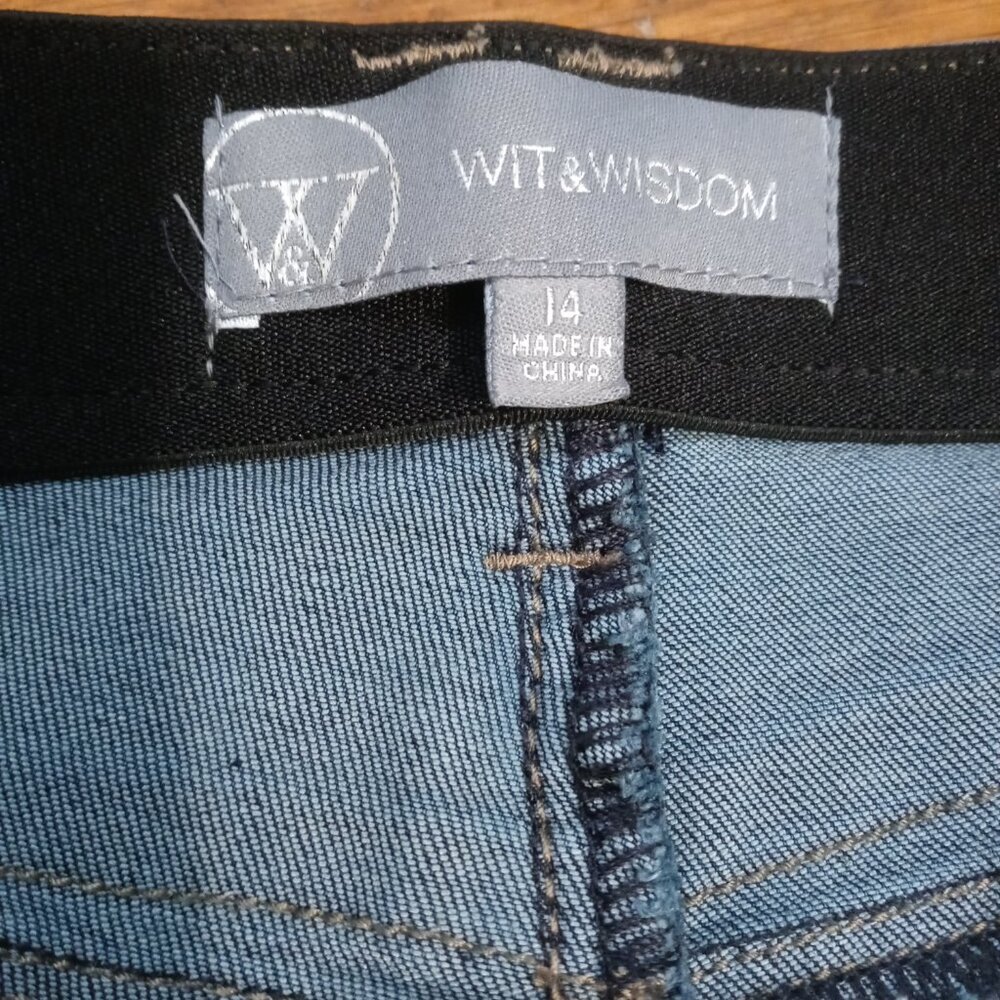 WIT & WISDOM ab solution skinny jeans (sz14) - Picture 8 of 15